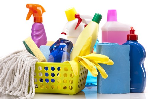Waste separation and recycling materials prepared for local transfer stations