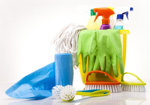 Fulham Carpet Cleaners team completing a safe, professional cleaning job